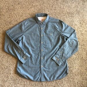 Men's | Brooks Brothers | Blue Long Sleeve Button Up Dress Shirt; Size XXL